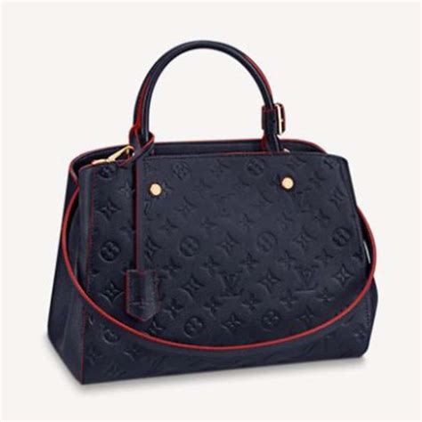 louis vuitton monogram empreinte leather montaigne mm bag vision|louis vuitton montaigne review.